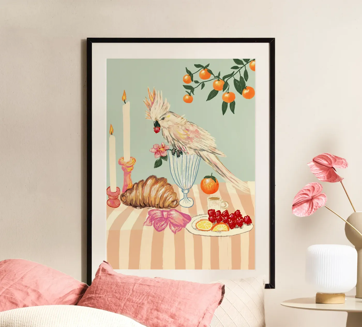 Breakfast with bird poster da Studio Dolci