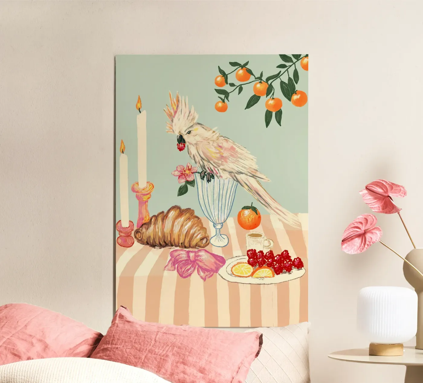 Breakfast with bird poster da Studio Dolci
