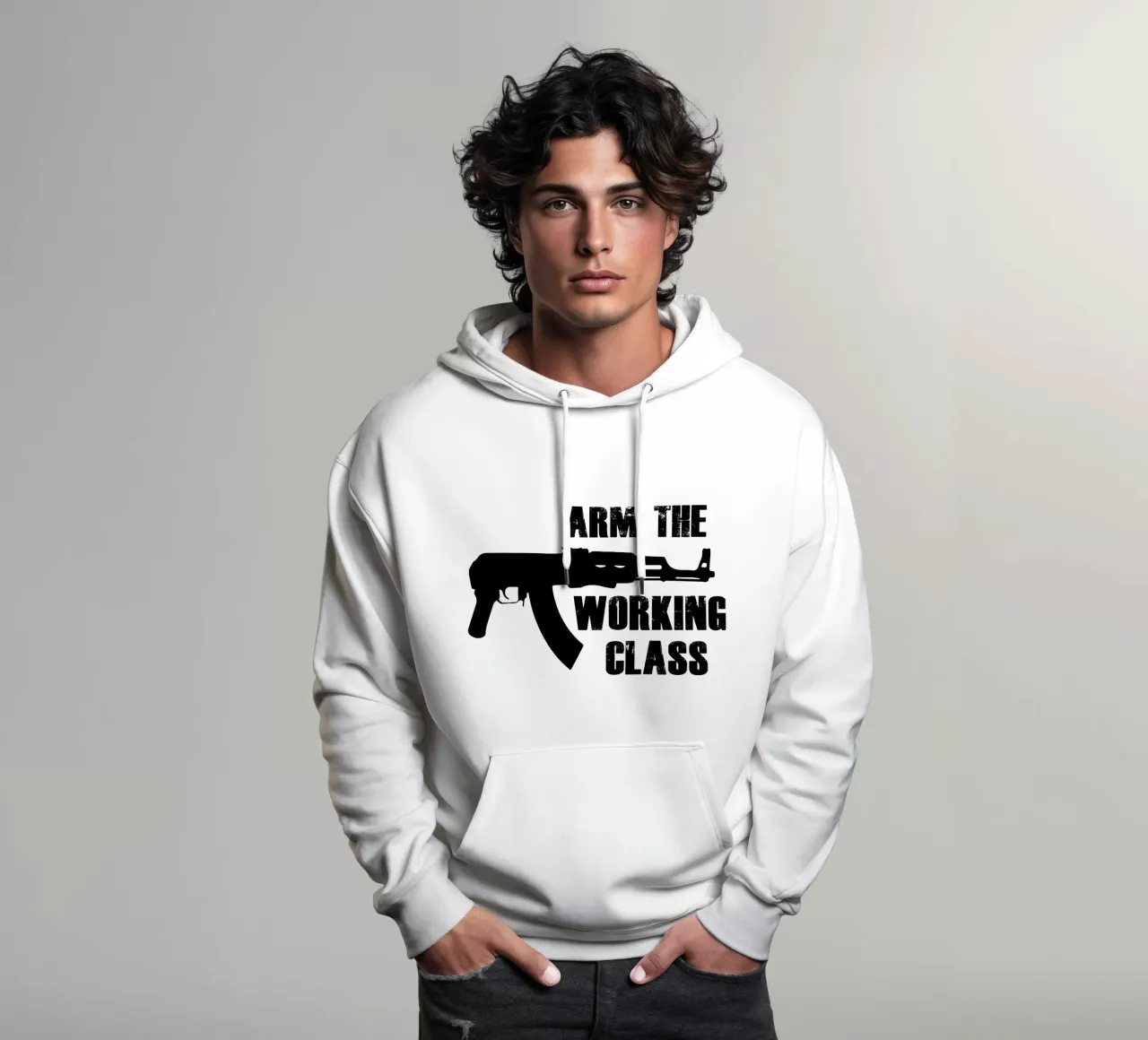 Maglietta Arm the Working Class felpa con cappuccio da the gondils