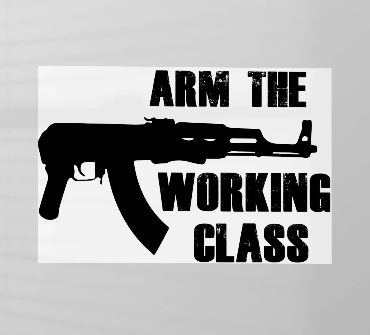 Maglietta Arm the Working Class pellicola backlit da the gondils