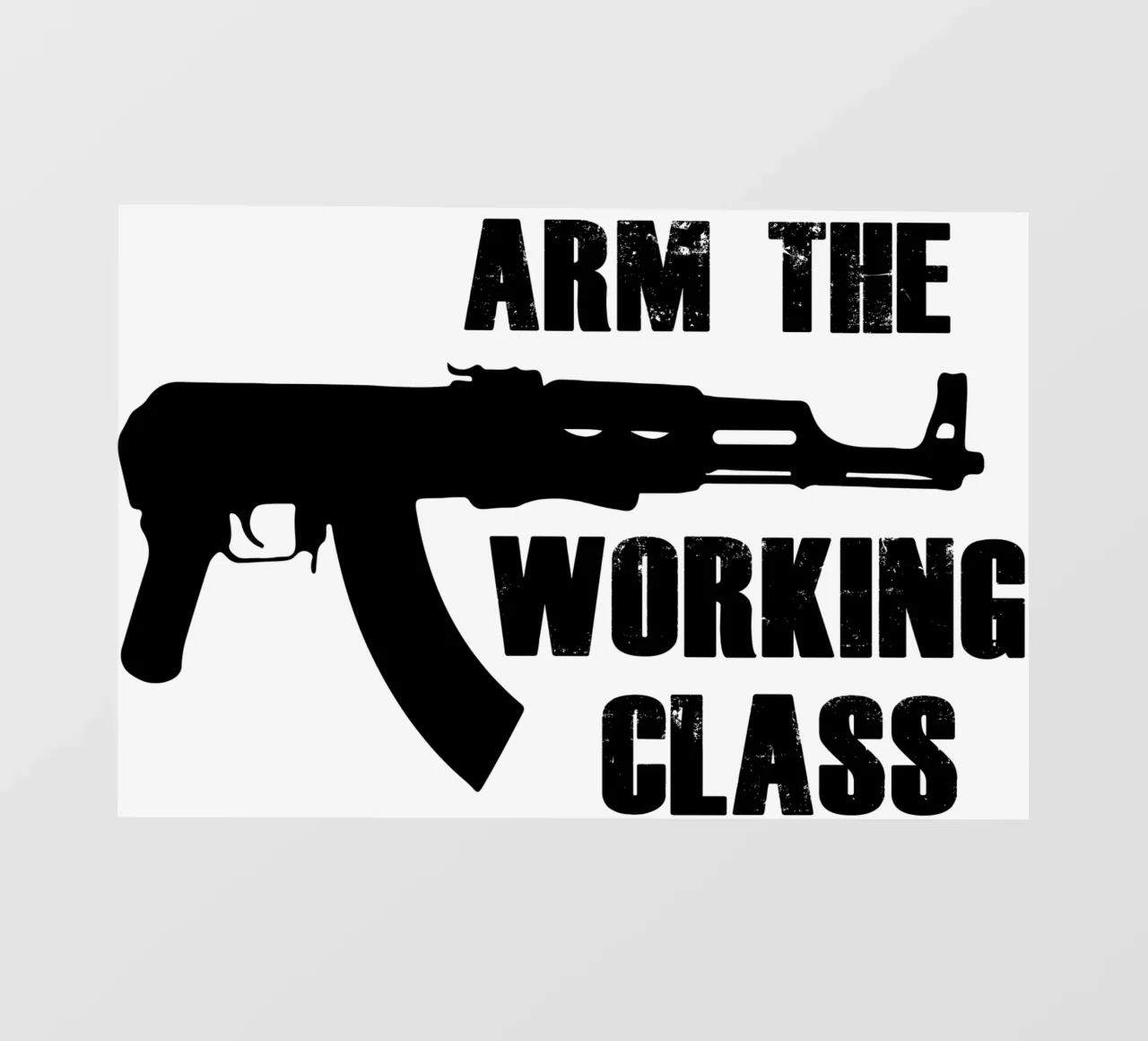 Maglietta Arm the Working Class telo in pvc da the gondils