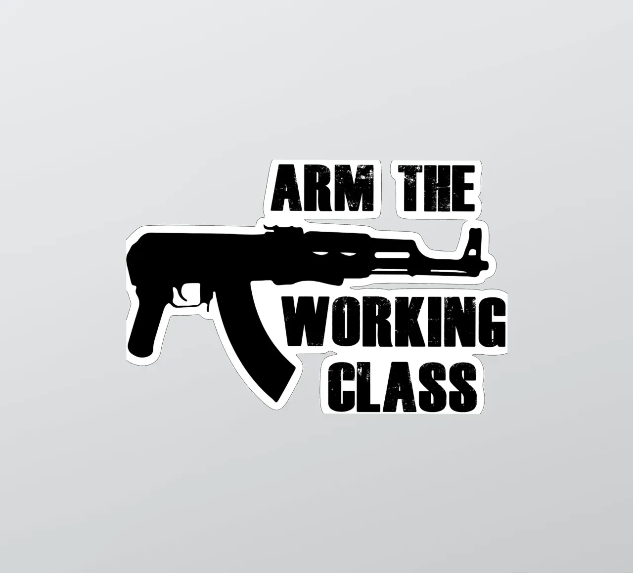Maglietta Arm the Working Class adesivo da the gondils