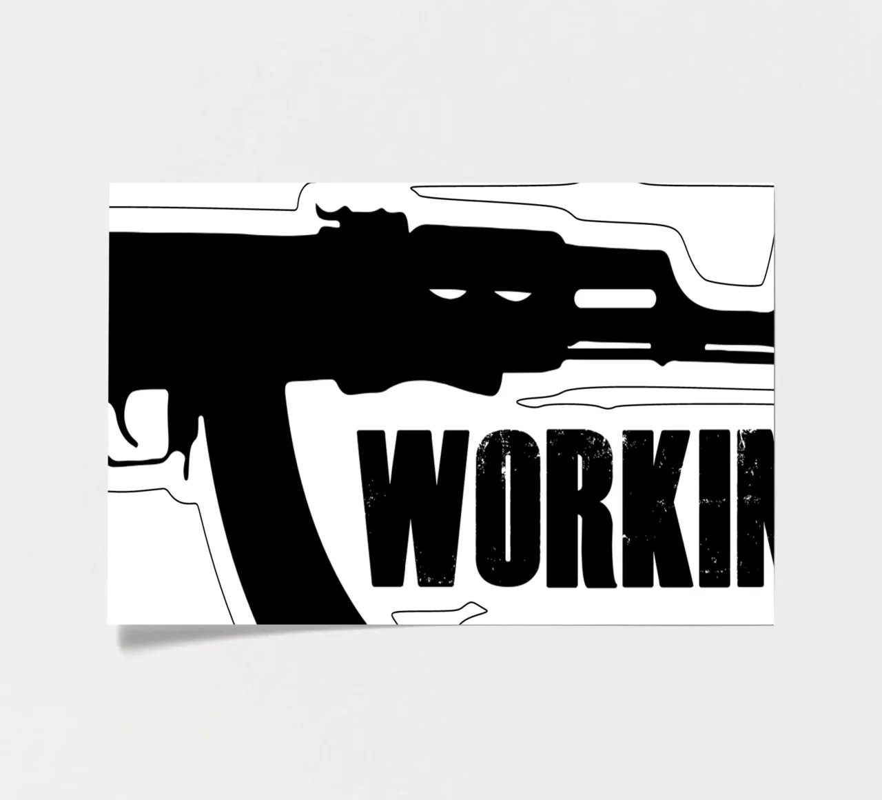 Maglietta Arm the Working Class foglio adesivo da the gondils