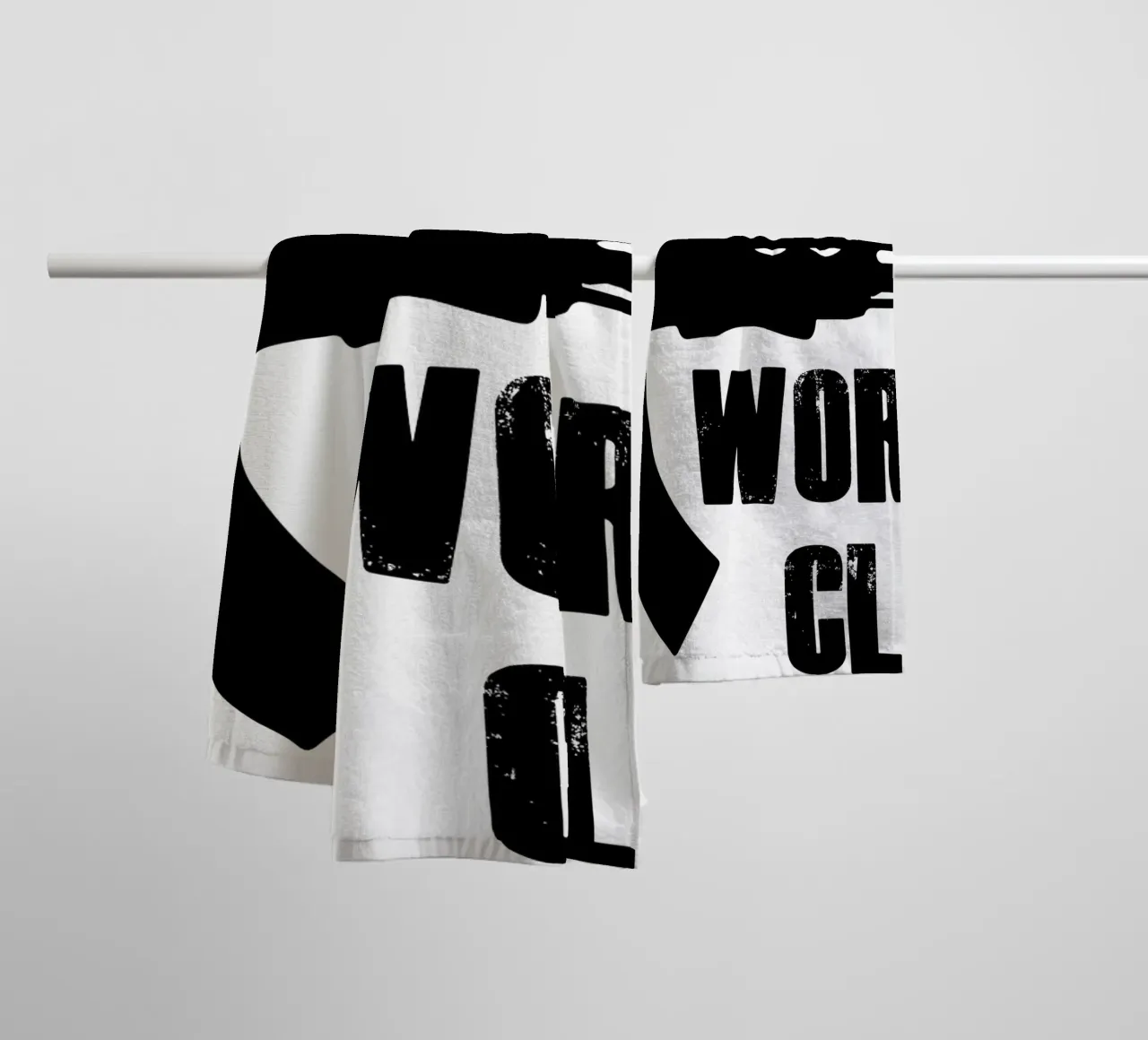 Maglietta Arm the Working Class asciugamano da bagno da the gondils