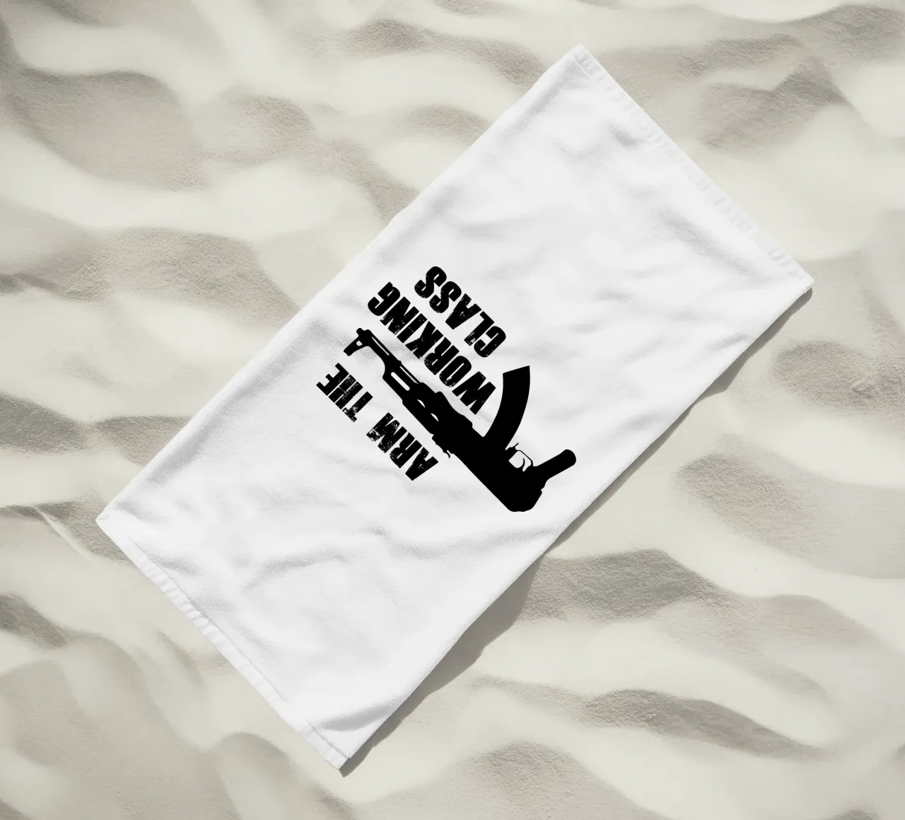 Maglietta Arm the Working Class telo mare da the gondils