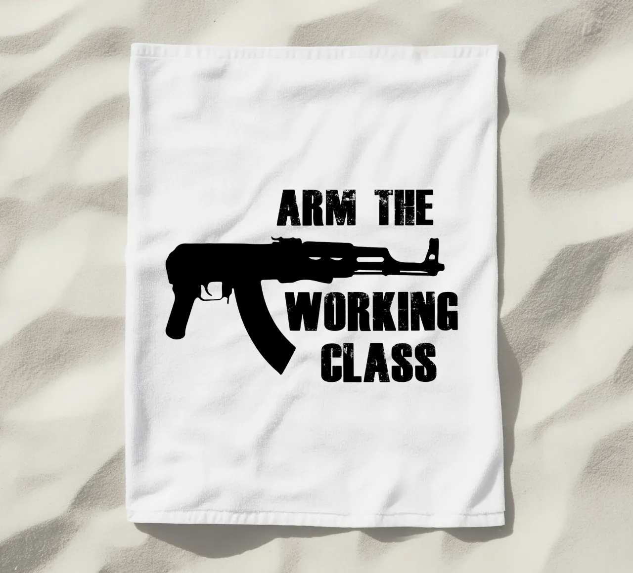 Maglietta Arm the Working Class telo mare da the gondils