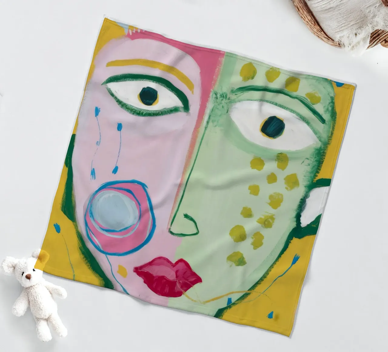 Dualität Harmonie Fleecedecke von Lunar Templar