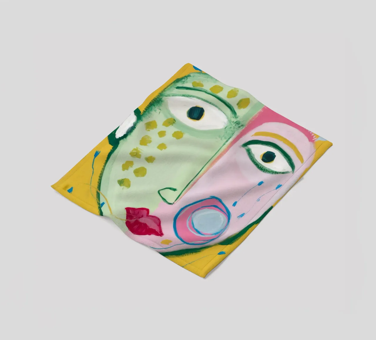 Dualität Harmonie Fleecedecke von Lunar Templar