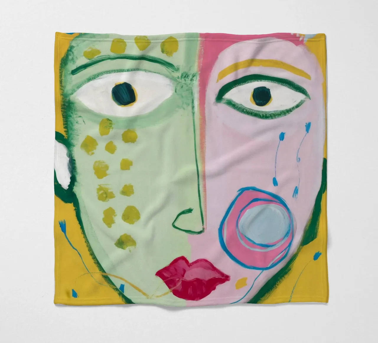 Dualität Harmonie Fleecedecke von Lunar Templar