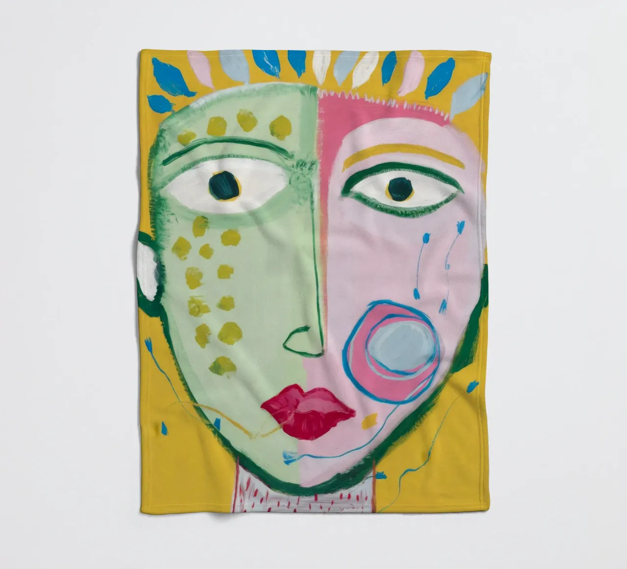 Dualität Harmonie Fleecedecke von Lunar Templar