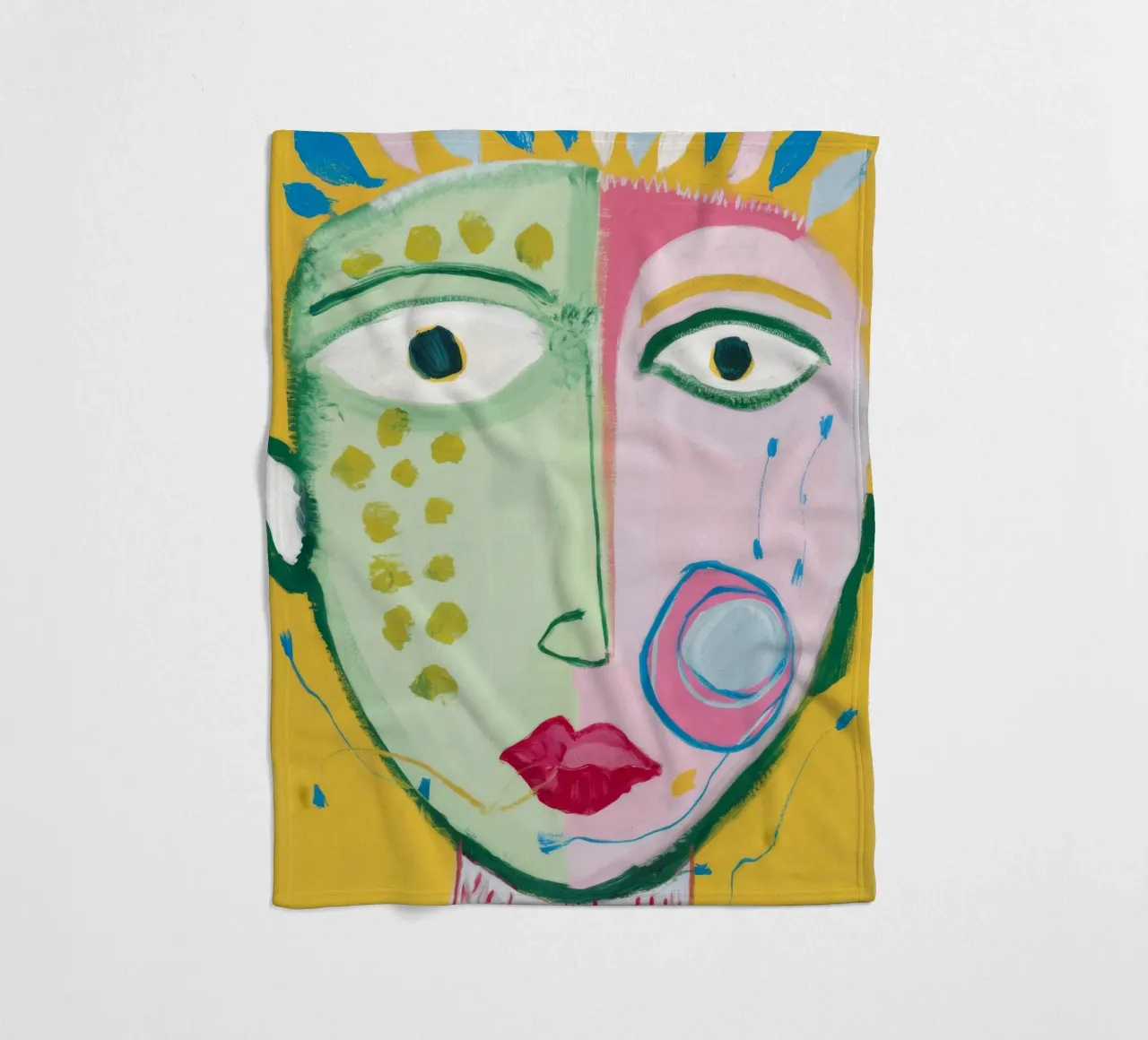 Dualität Harmonie Fleecedecke von Lunar Templar