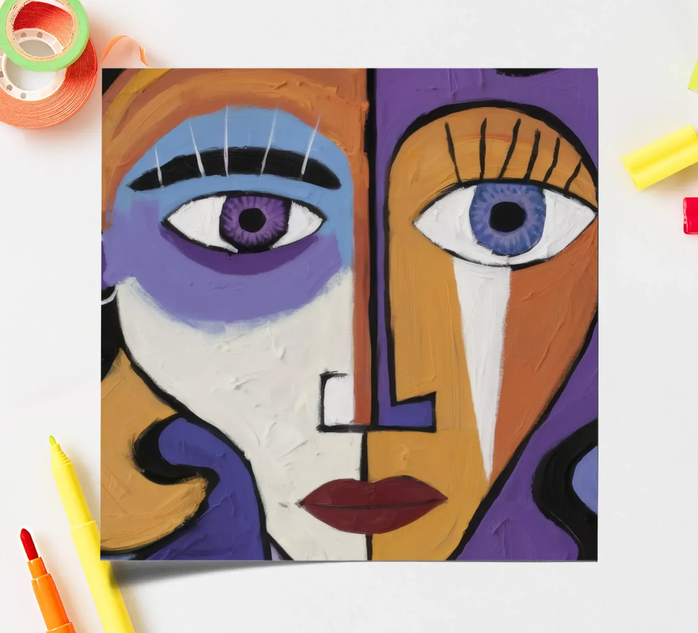 Abstract Elegance sticker sheet by Lunar Templar