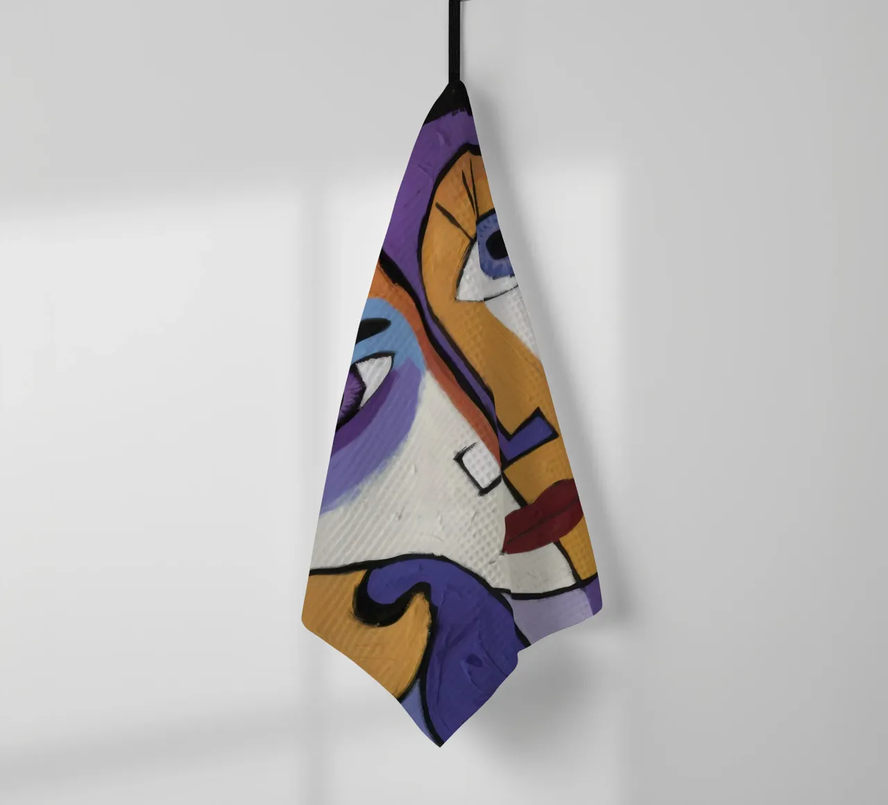 Abstracte elegantie theedoek van Lunar Templar