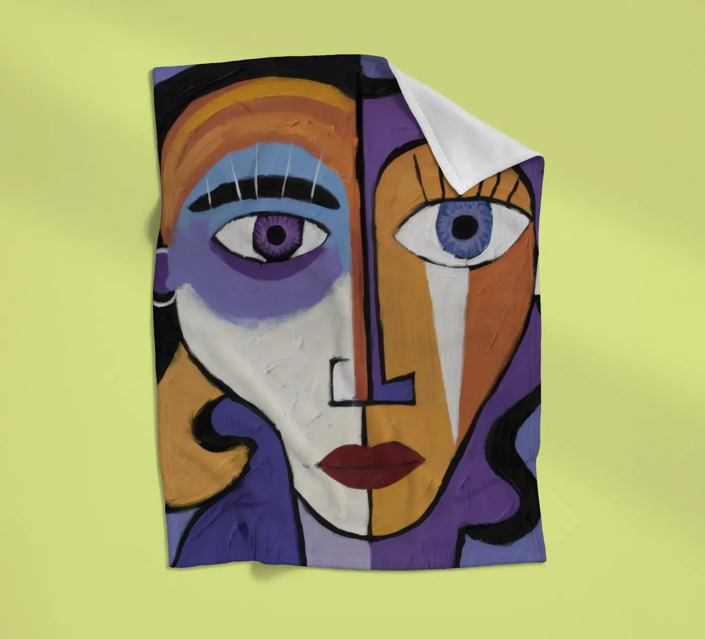 Abstract Elegance Fleecedecke von Lunar Templar