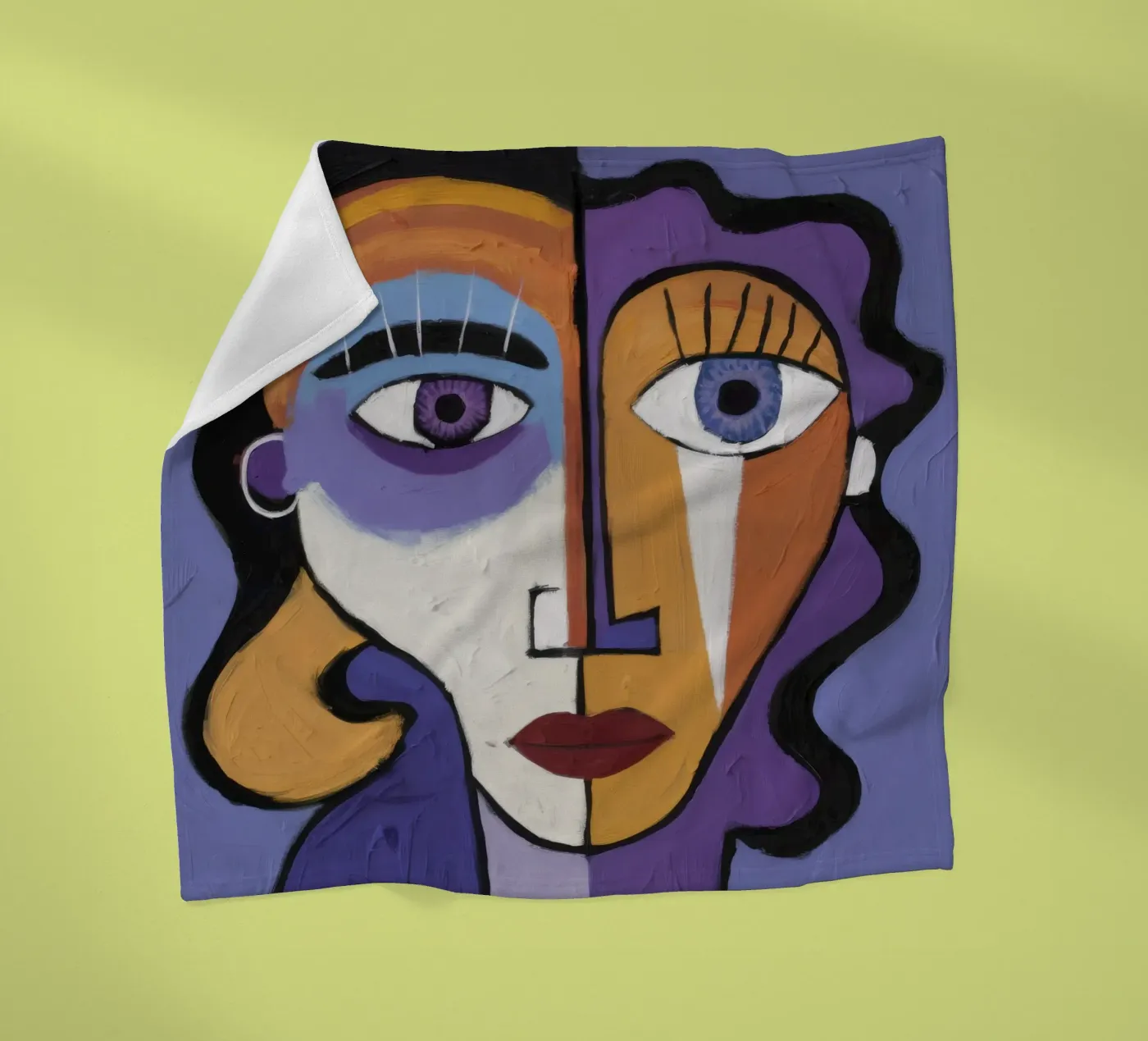 Abstract Elegance Fleecedecke von Lunar Templar