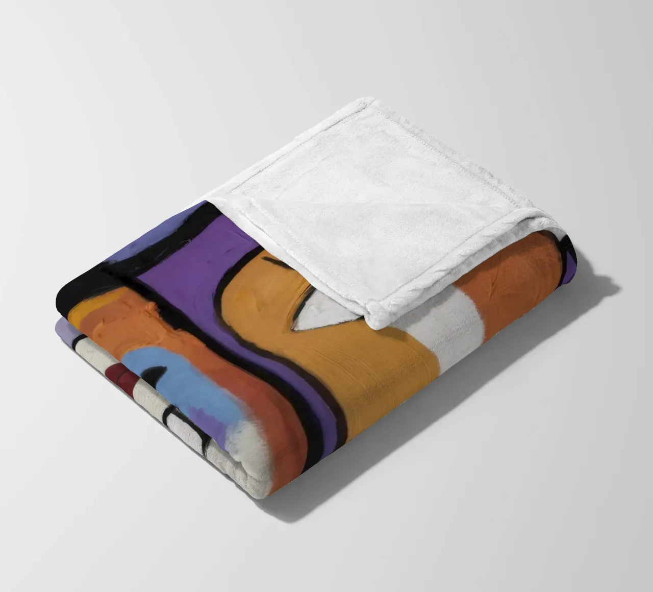 Abstract Elegance fleece blanket by Lunar Templar