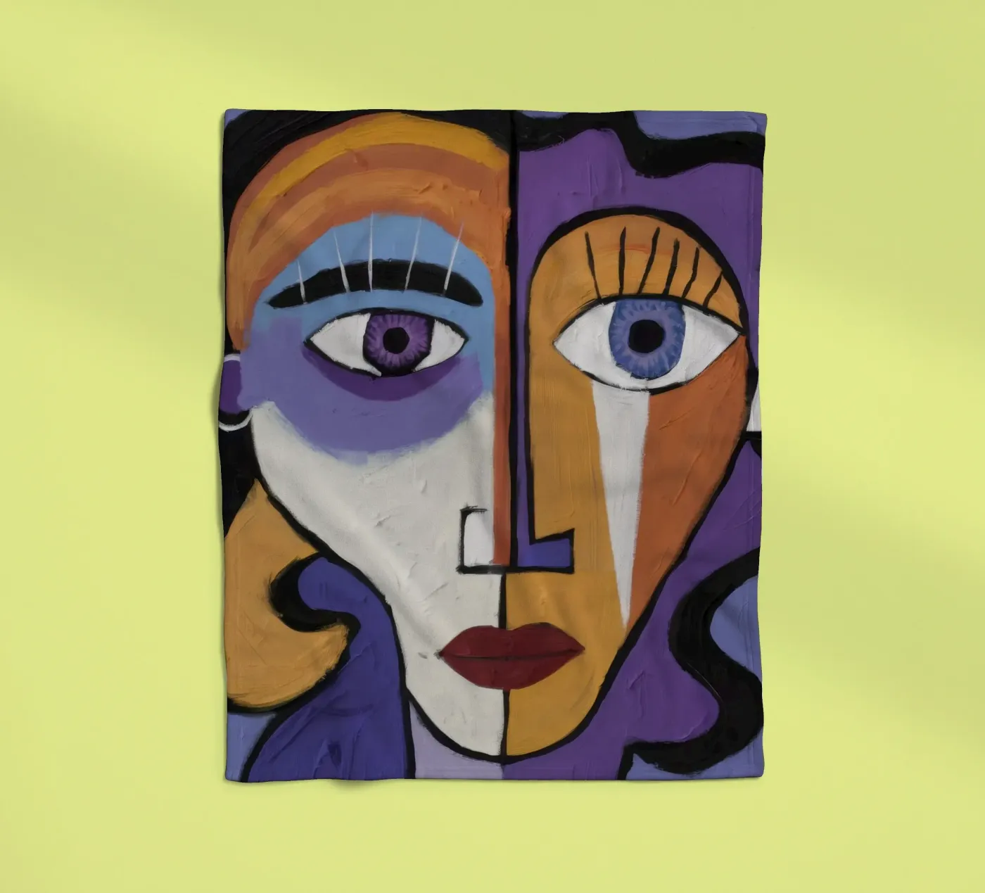 Abstract Elegance Fleecedecke von Lunar Templar