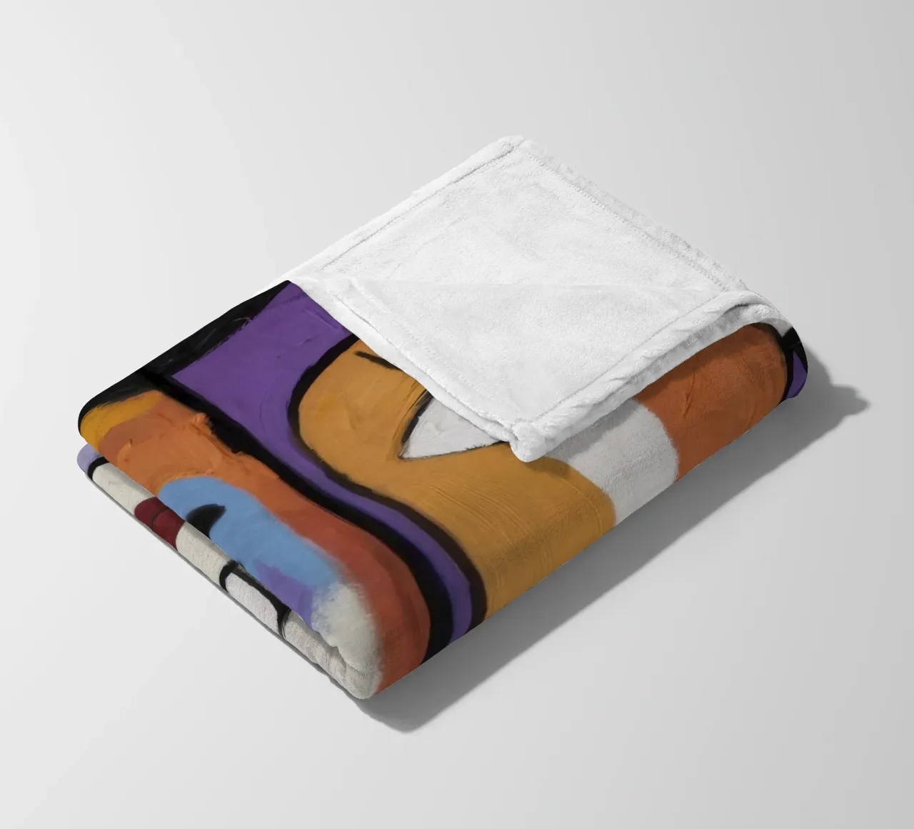 Abstract Elegance fleece blanket by Lunar Templar