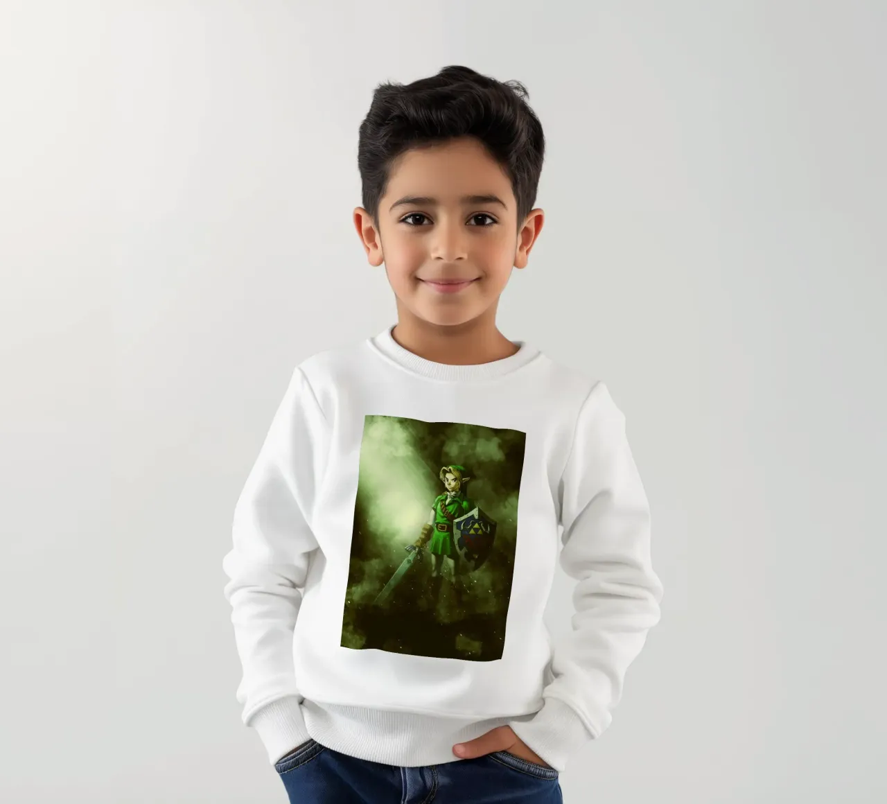 Legend Of Zelda felpa bambino da FreeArtStudio