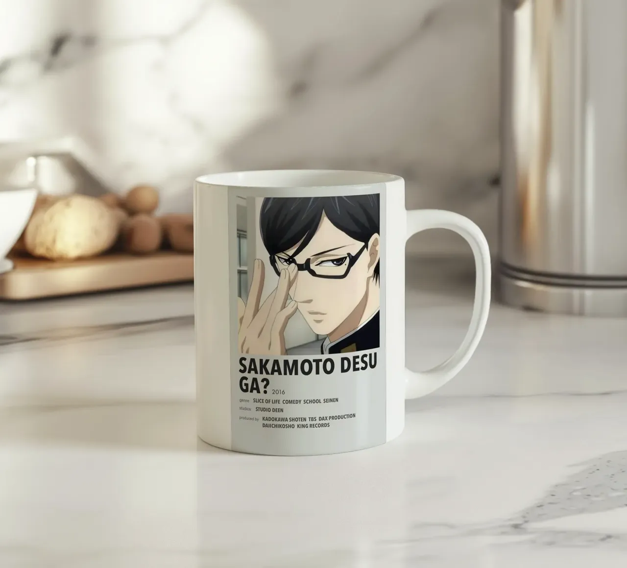 SAKAMOTO DESU GA? 2016 tazza in ceramica da Totoya