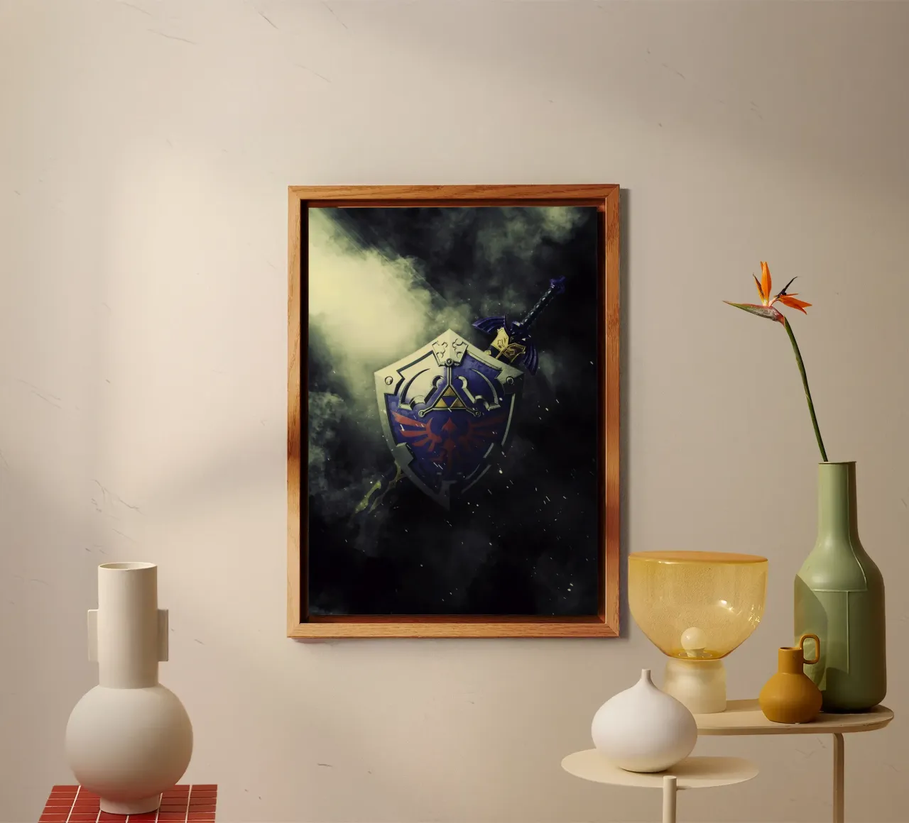 Legend Of Zelda alluminio dibond da FreeArtStudio