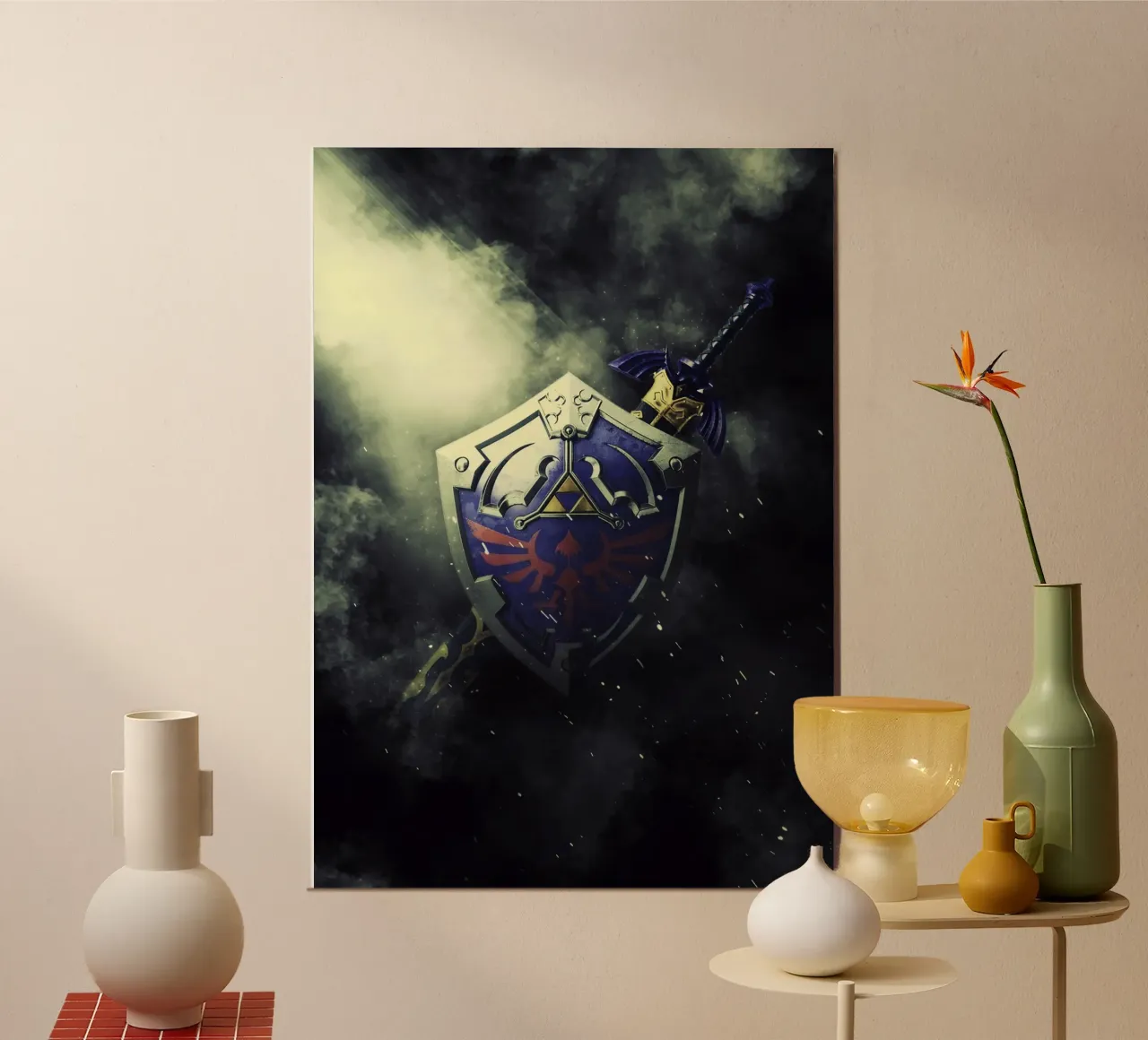 Legend Of Zelda alluminio dibond da FreeArtStudio
