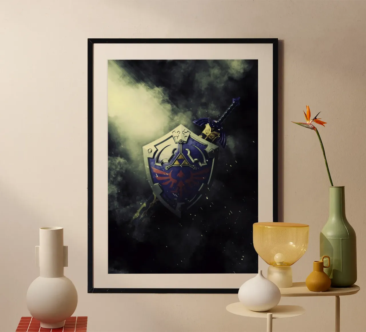Legend Of Zelda carta hahnemühle da FreeArtStudio