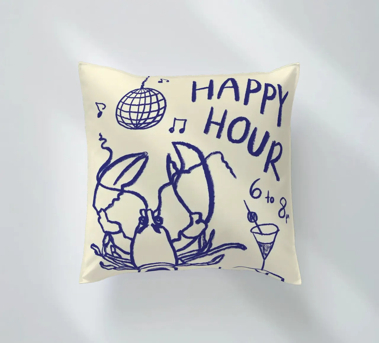 Happy Hour cuscino da Studio Dolci