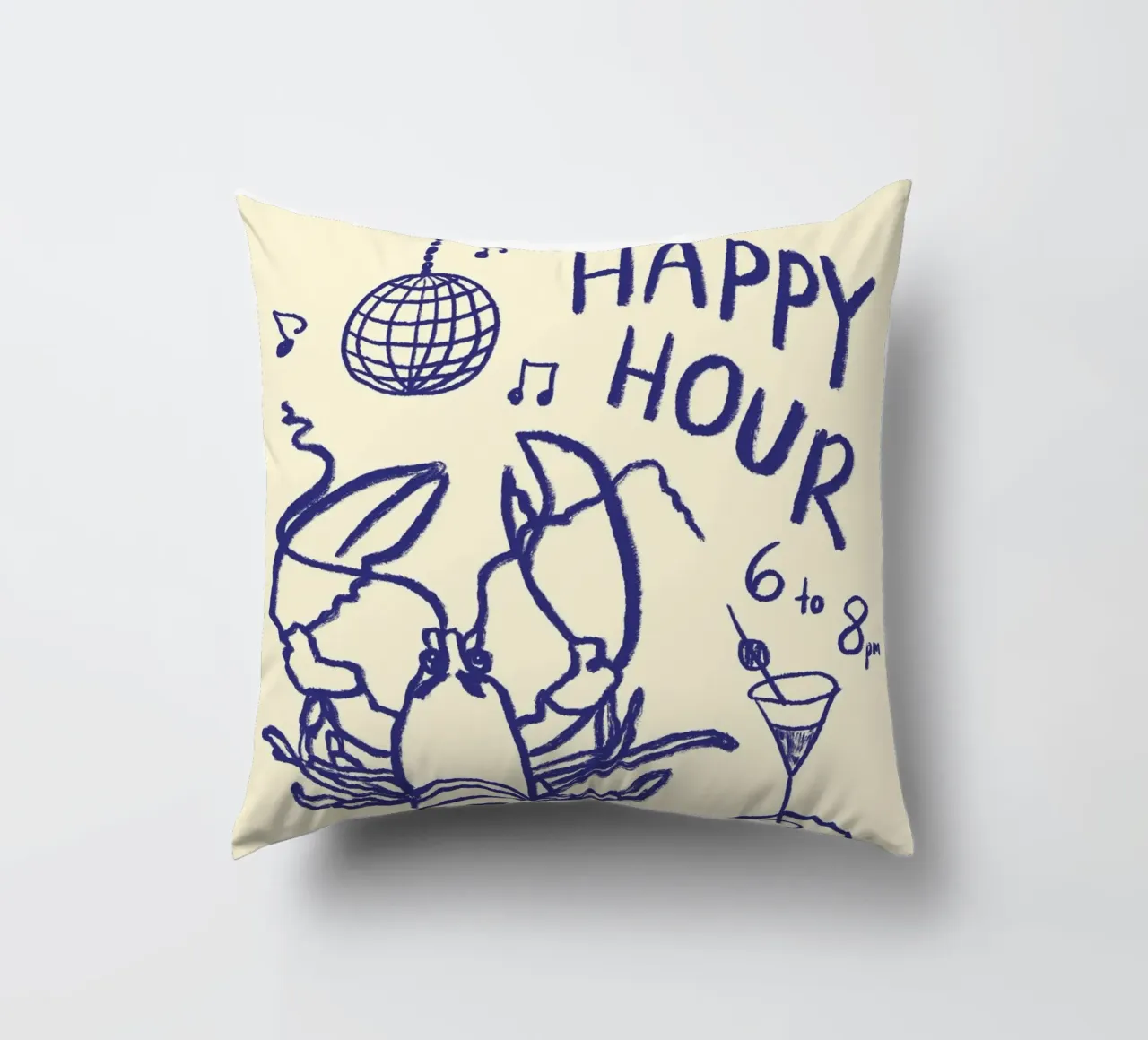 Happy Hour cuscino da Studio Dolci