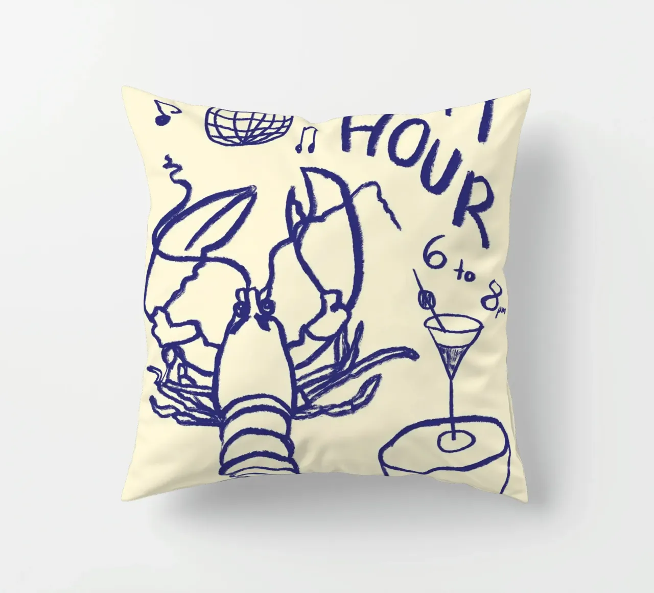 Happy Hour cuscino da Studio Dolci