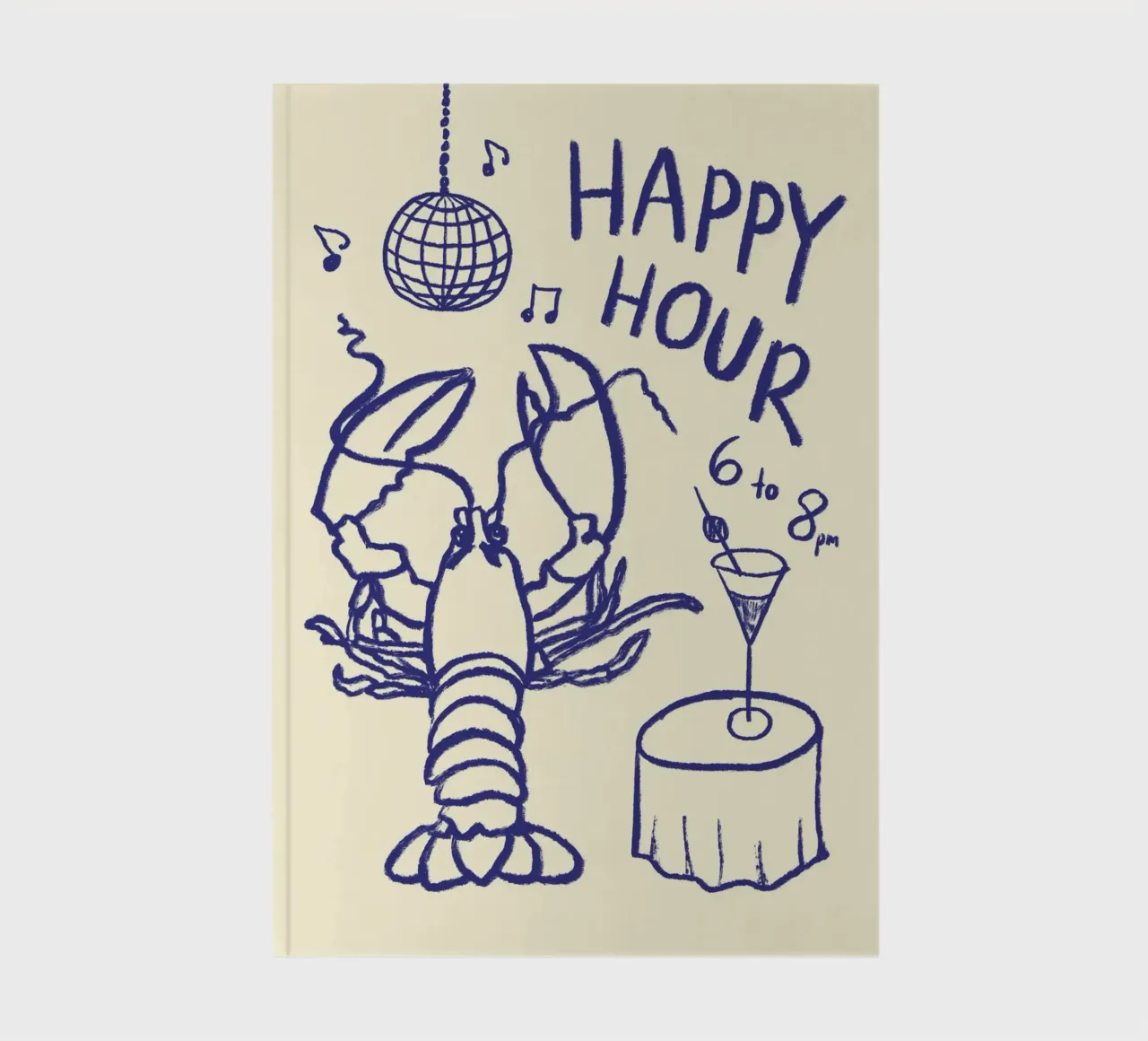 Happy Hour notebook by Studio Dolci