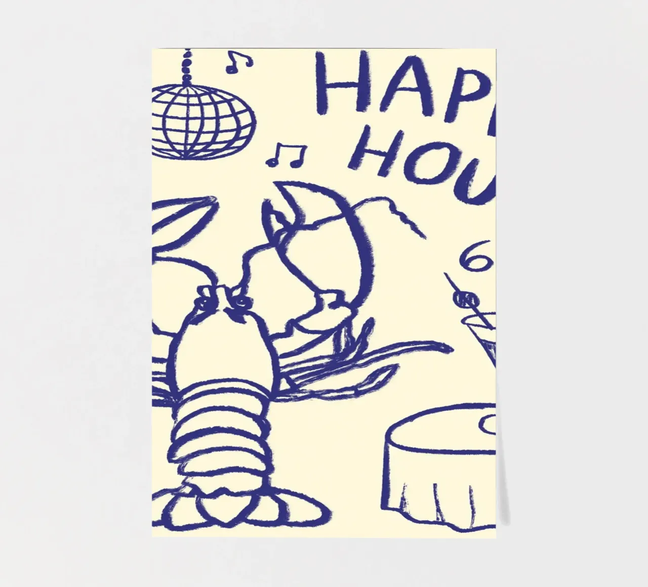 Happy Hour sticker sheet by Studio Dolci