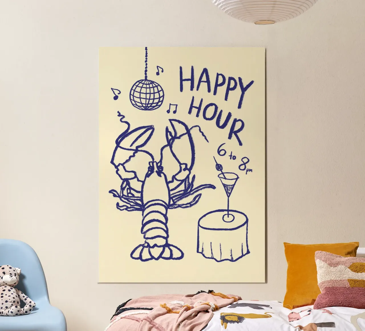 Happy Hour alluminio dibond da Studio Dolci