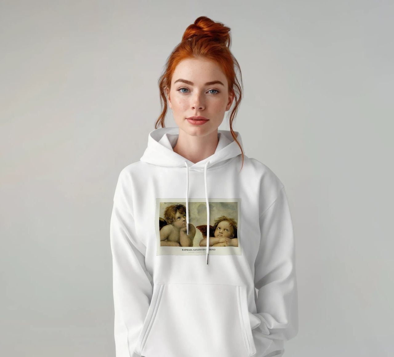 Raphael - Raphael's Cherubs felpa con cappuccio da Vintage by JUNIQE