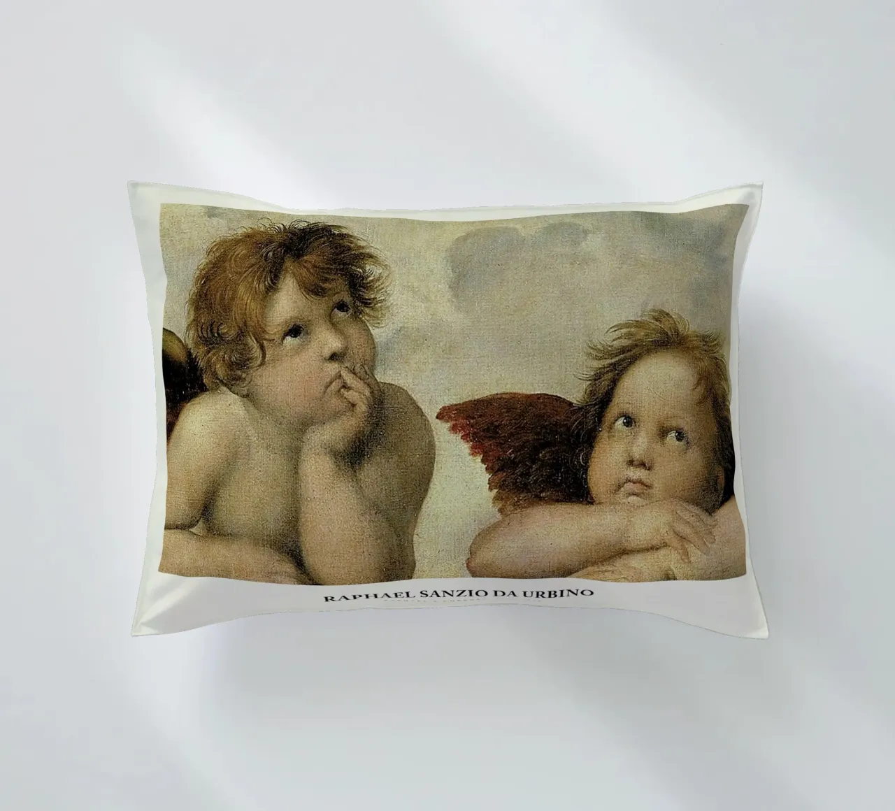 Raphael - Raphael's Cherubs cuscino da Vintage by JUNIQE