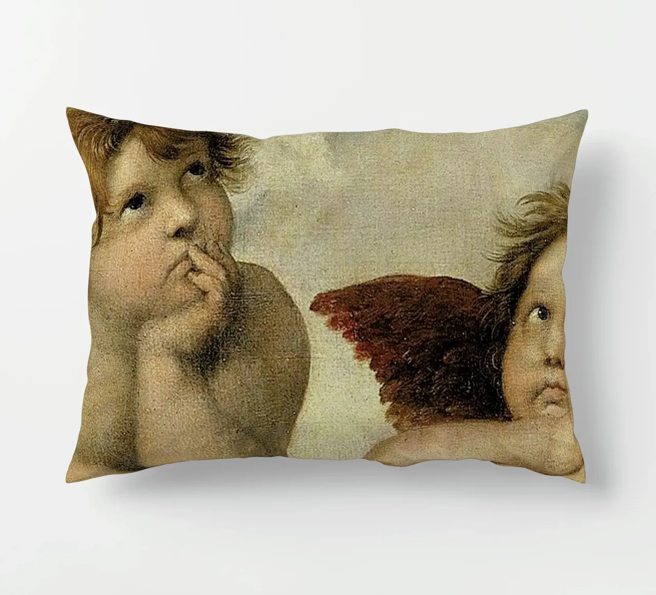 Raphael - Raphael's Cherubs cuscino da Vintage by JUNIQE
