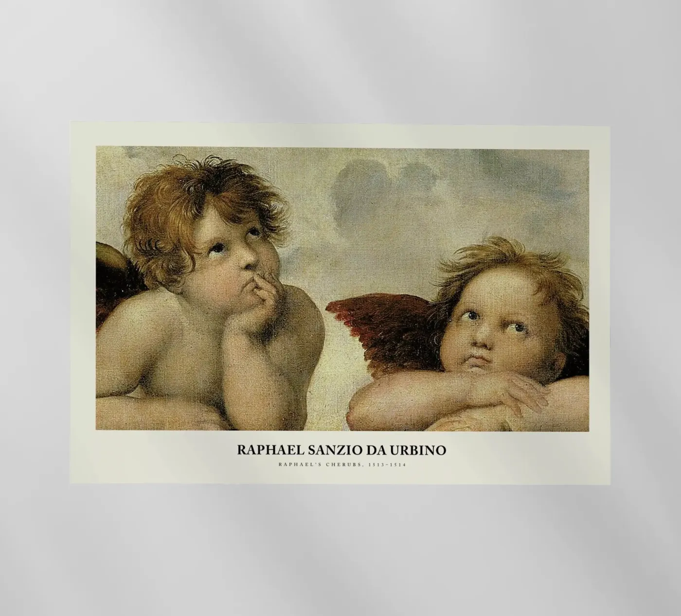 Raphael - Raphael's Cherubs pellicola backlit da Vintage by JUNIQE