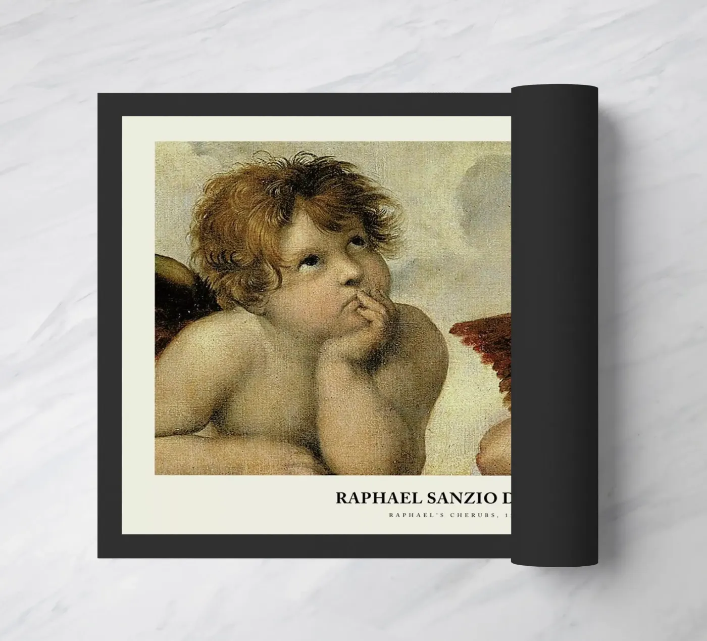 Raphael - Raphael's Cherubs deurmat van Vintage by JUNIQE