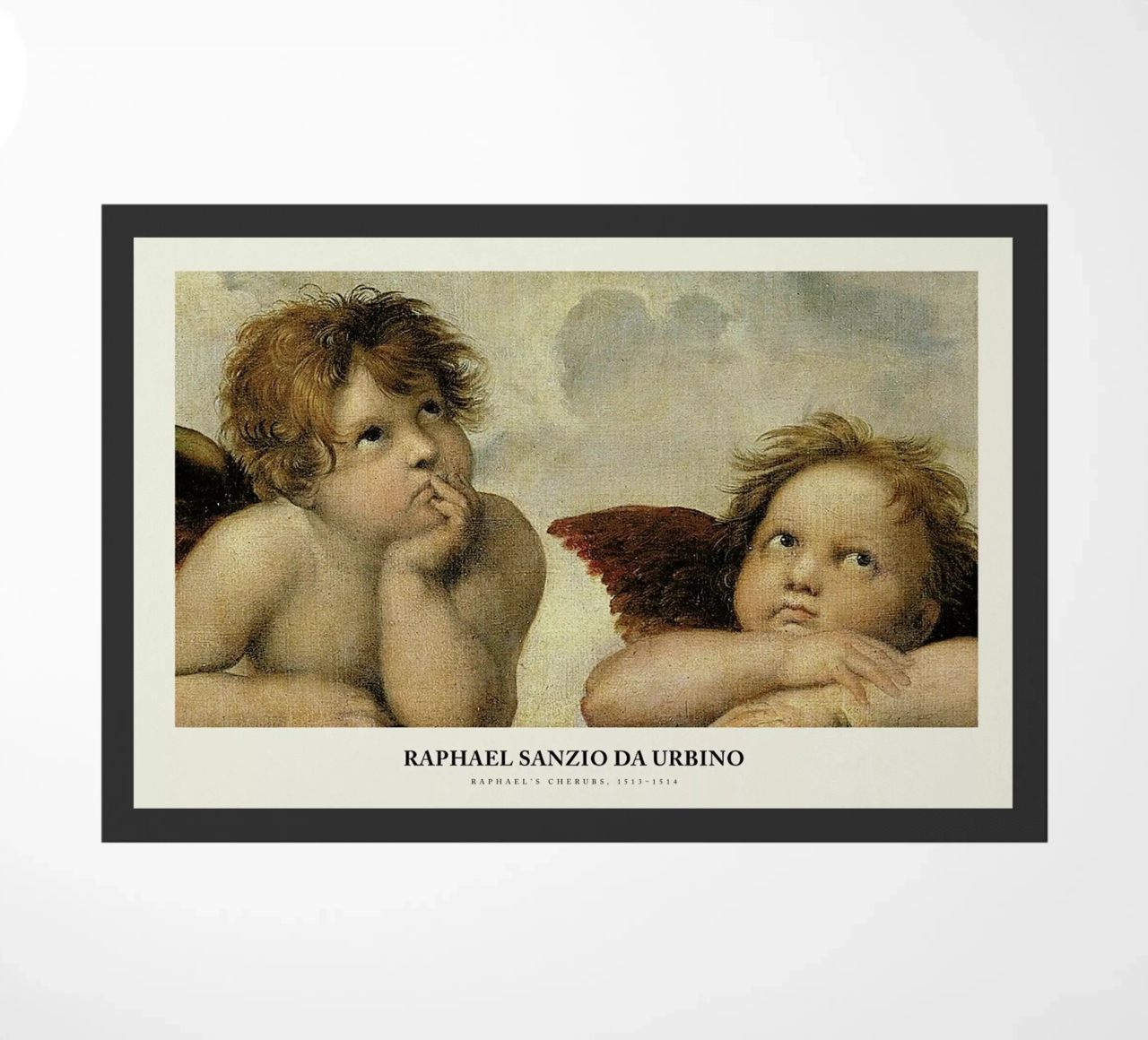 Raphael - Raphael's Cherubs zerbino da Vintage by JUNIQE