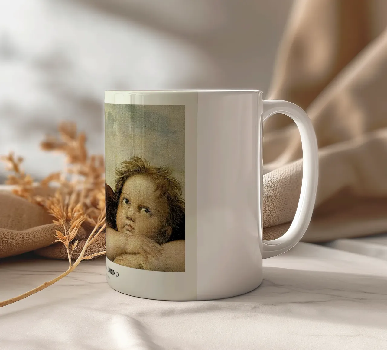 Raphael - Raphael's Cherubs ceramic mug by Vintage by JUNIQE