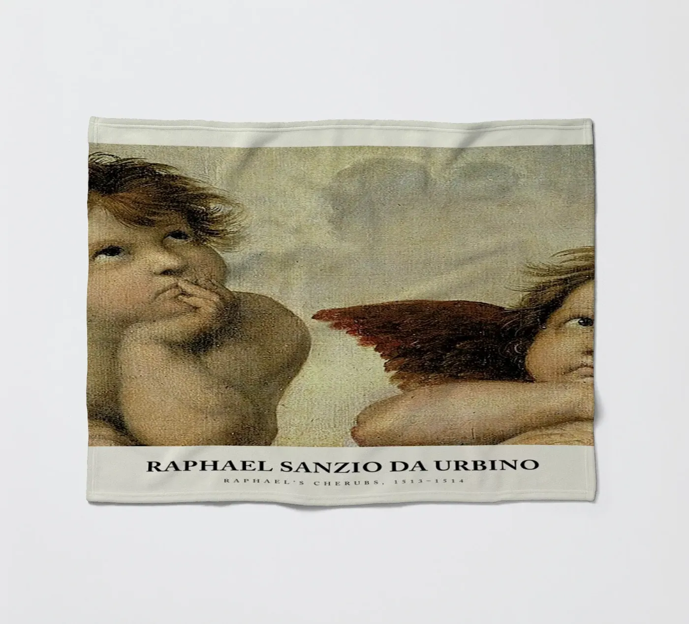 Raphael - Raphael's Cherubs Fleecedecke von Vintage by JUNIQE