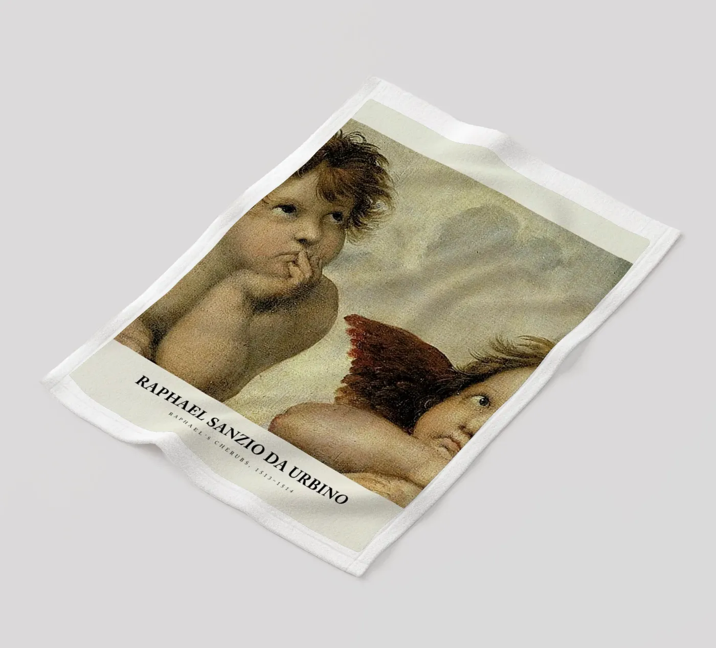 Raphael - Raphael's Cherubs Fleecedecke von Vintage by JUNIQE