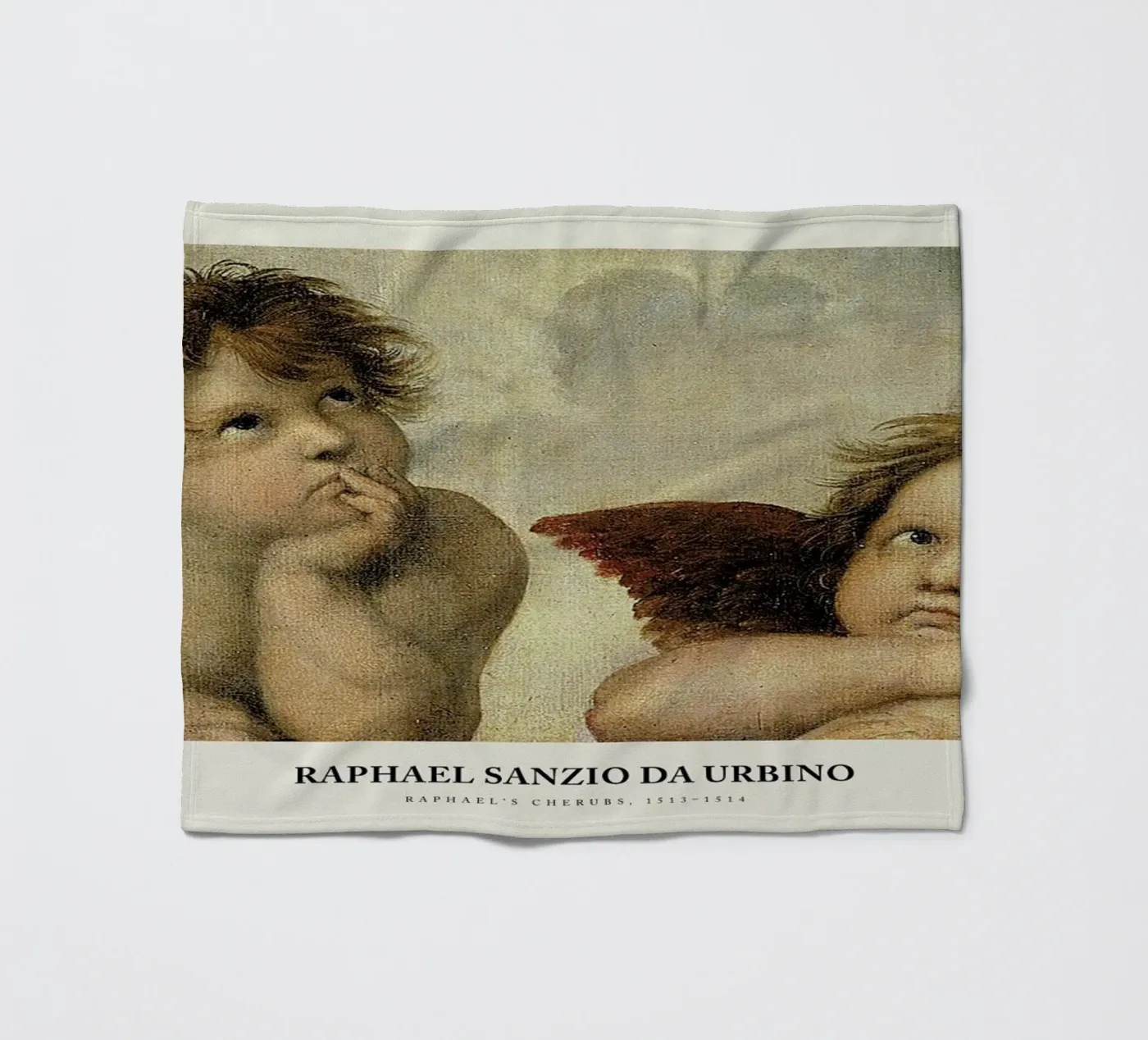 Raphael - Raphael's Cherubs Fleecedecke von Vintage by JUNIQE