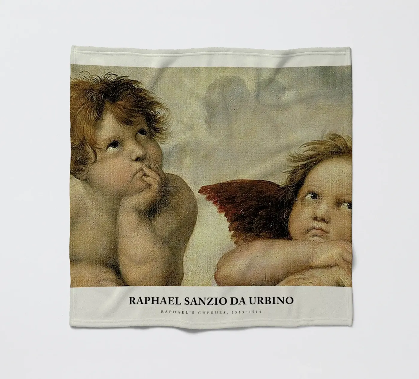 Raphael - Raphael's Cherubs Fleecedecke von Vintage by JUNIQE