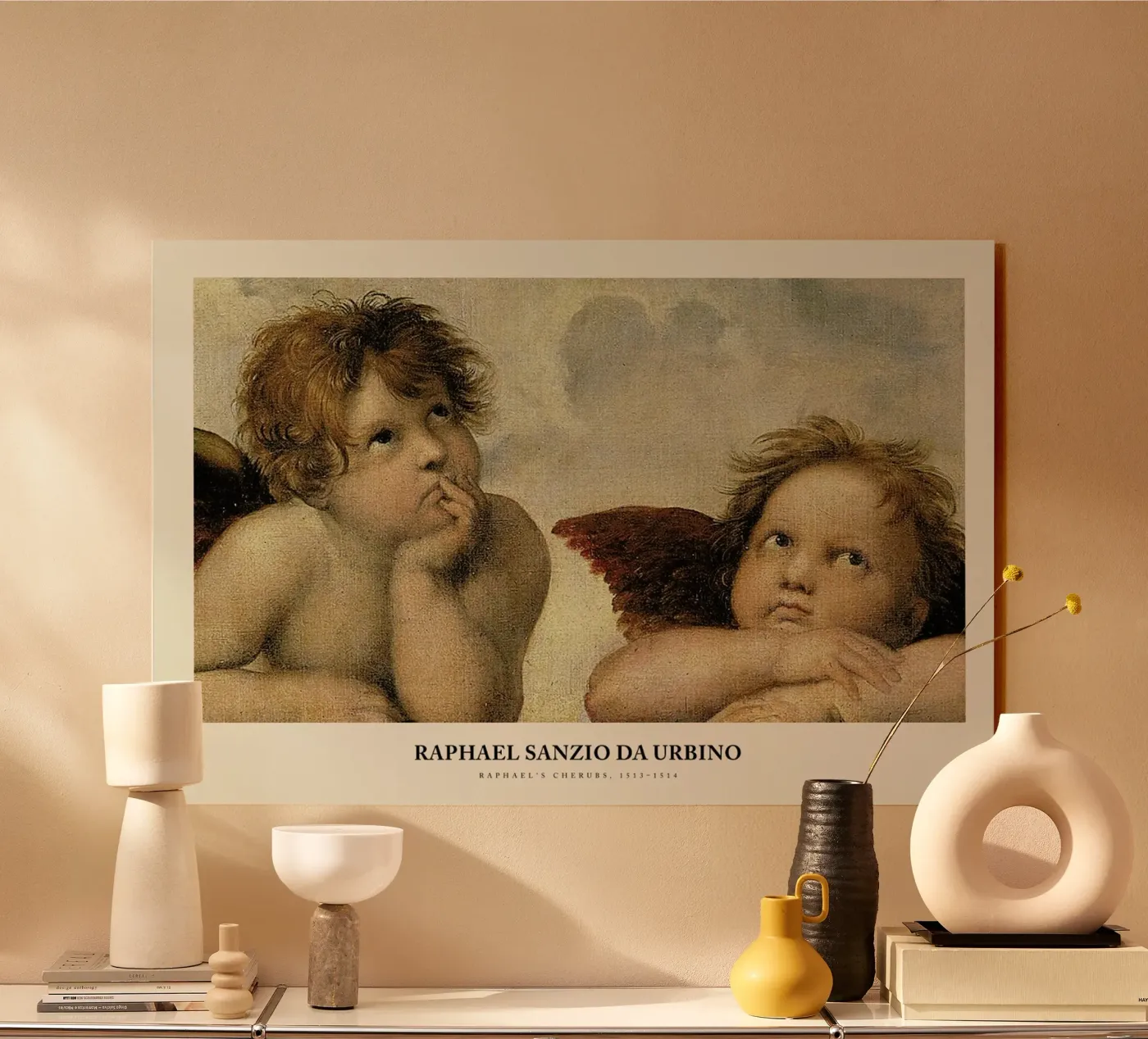 Raphael - Raphael's Cherubs acryl van Vintage by JUNIQE