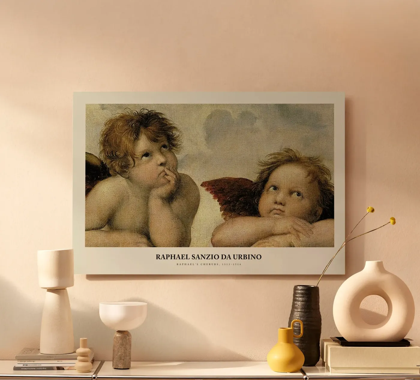 Raphael - Raphael's Cherubs forex plate by Vintage by JUNIQE