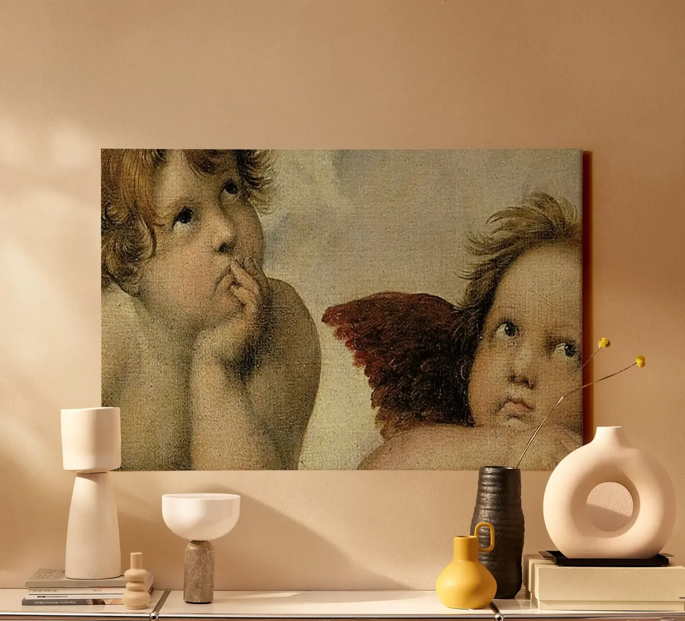 Raphael - Raphael's Cherubs tela da Vintage by JUNIQE