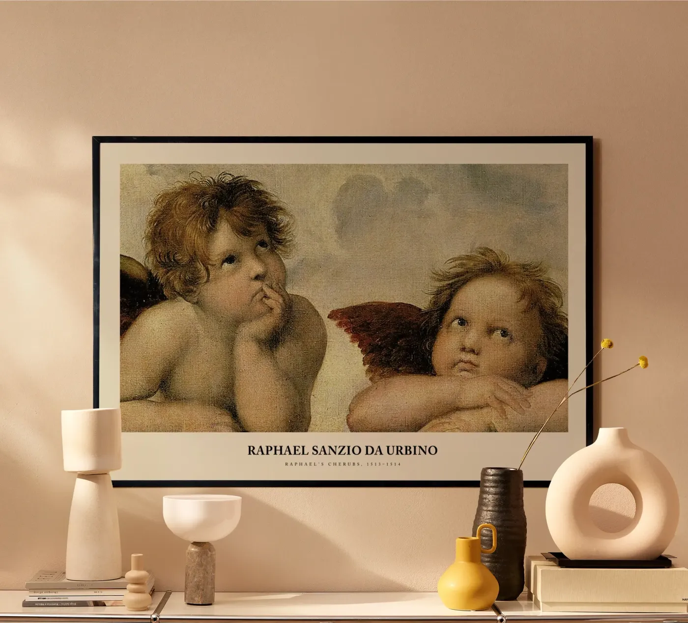 Raphael - Raphael's Cherubs Poster von Vintage by JUNIQE
