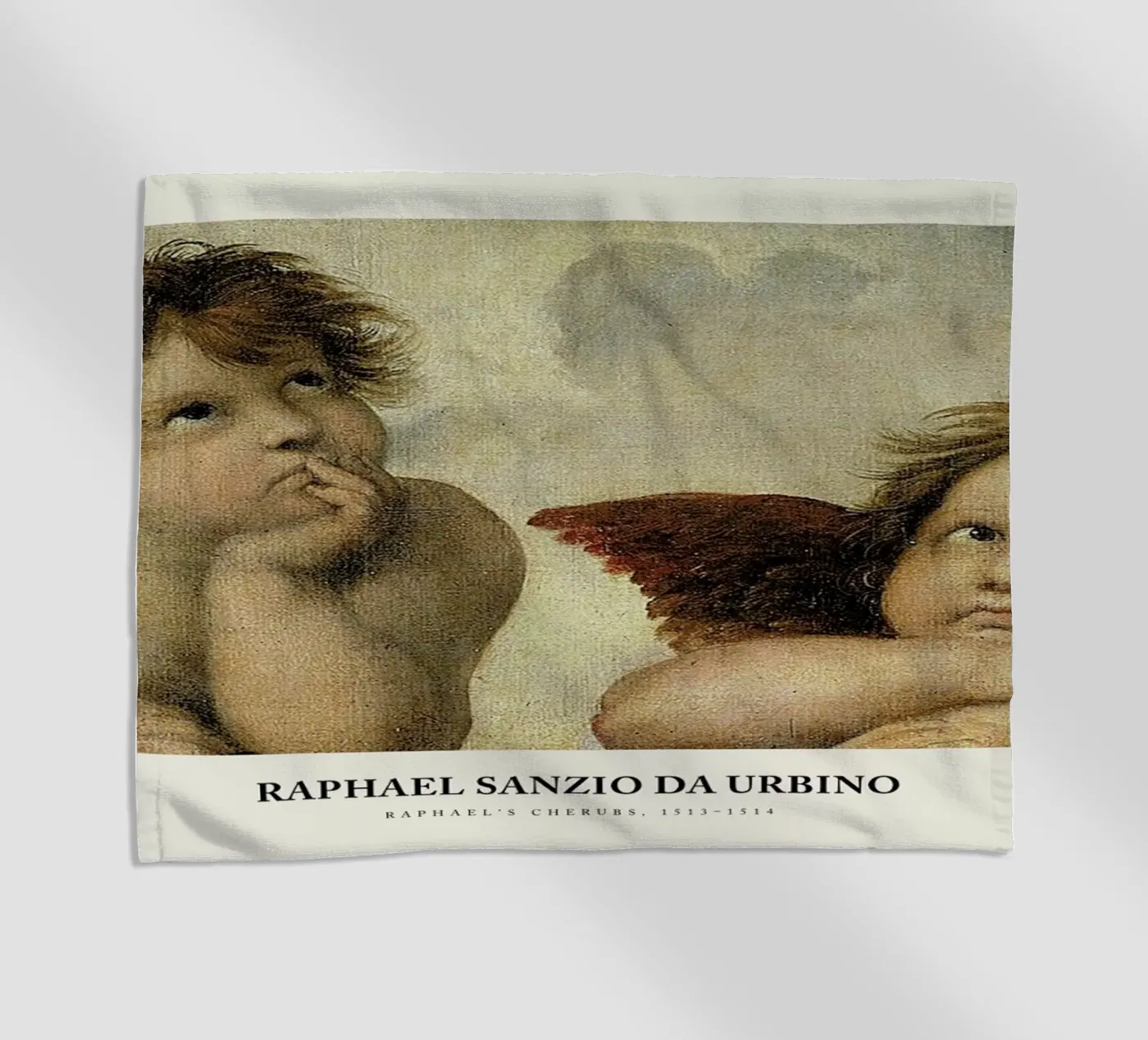Raphael - Raphael's Cherubs beach towel by Vintage by JUNIQE