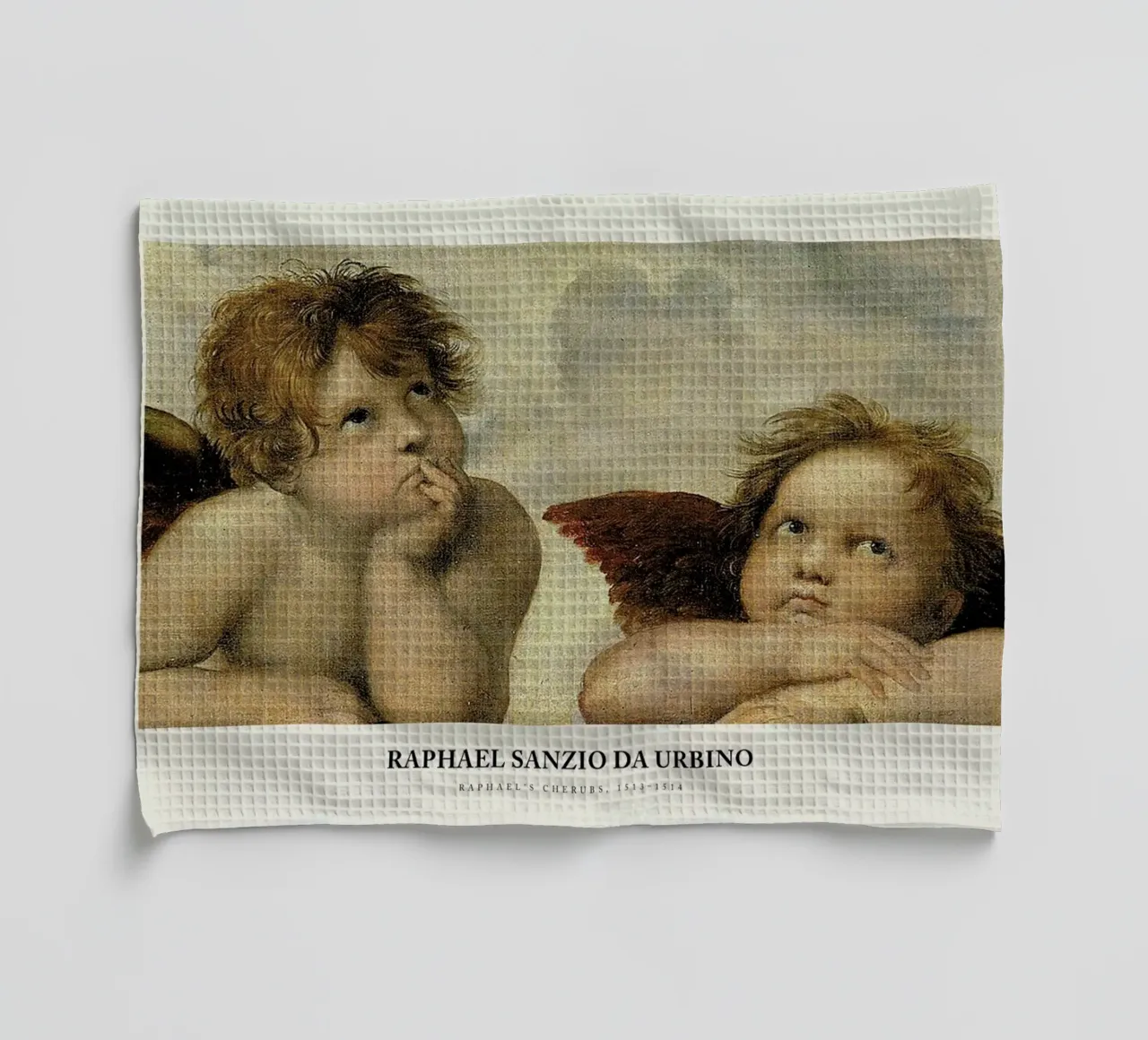 Raphael - Raphael's Cherubs canovaccio da cucina da Vintage by JUNIQE